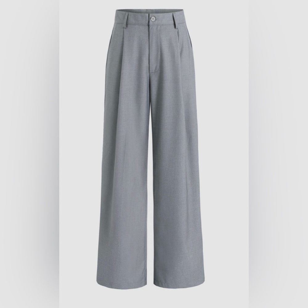 NWT Gray Cider Straight Leg/Wide Leg Trousers